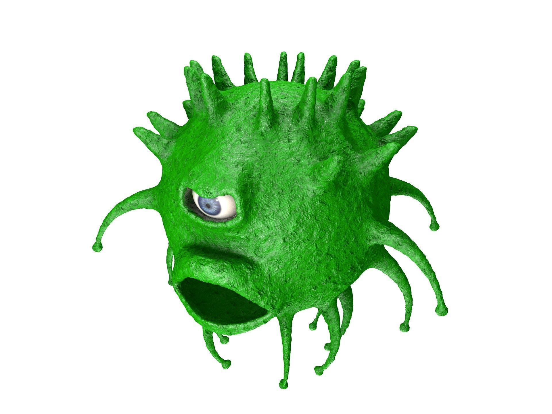 One-eyed tadpole model 3D model_1