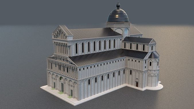 Cathedral church 3D model