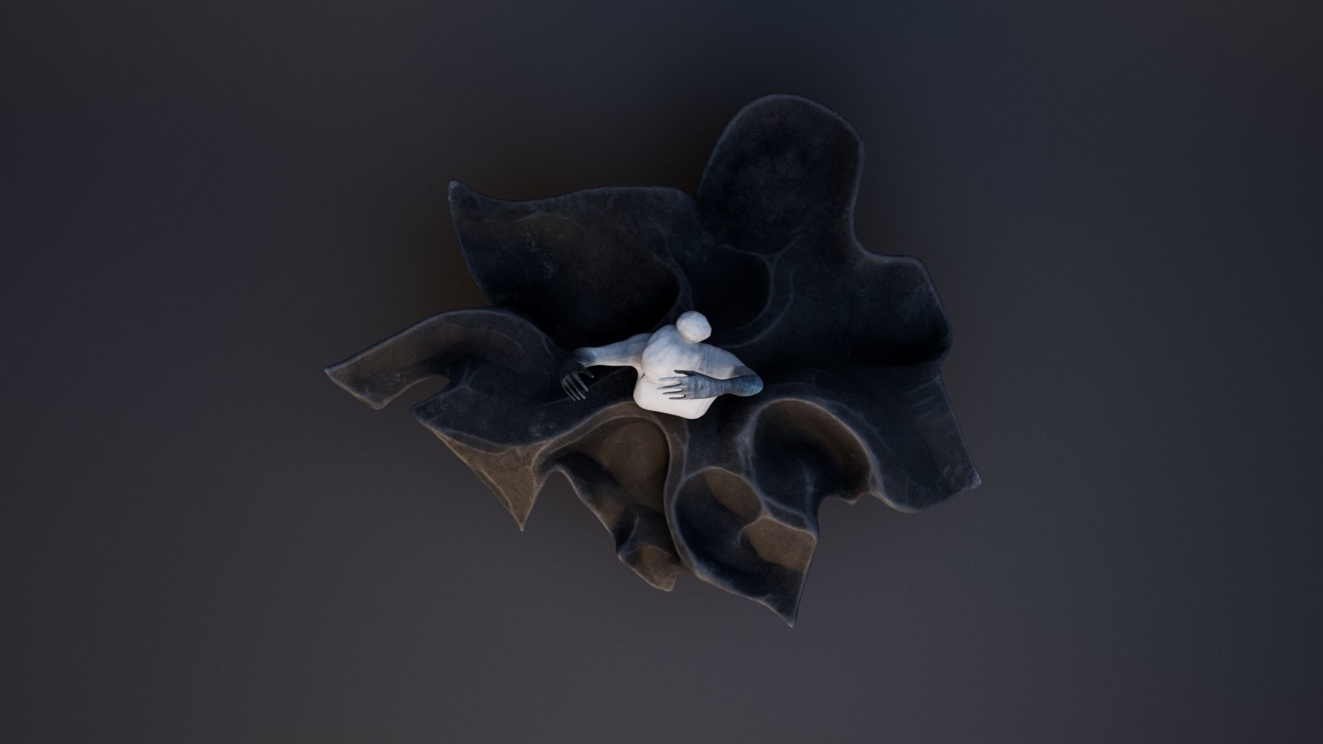 Ballerina scuplture 3D model_4