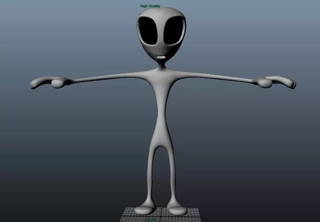 Alien Model Free 3D model