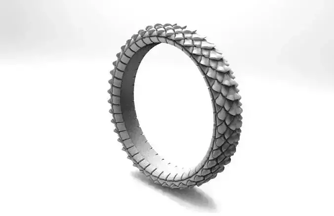 Dragon scale ring