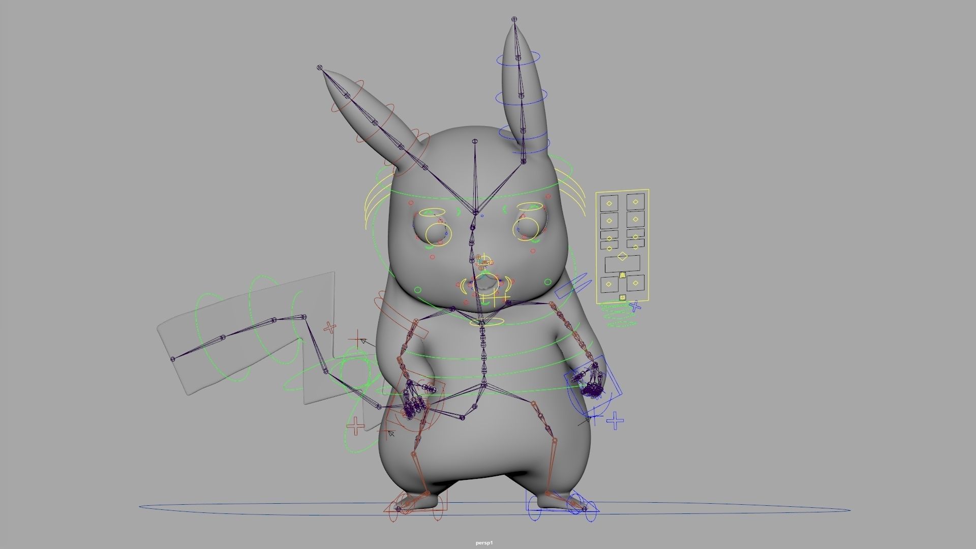 Pikachu 3D model_9
