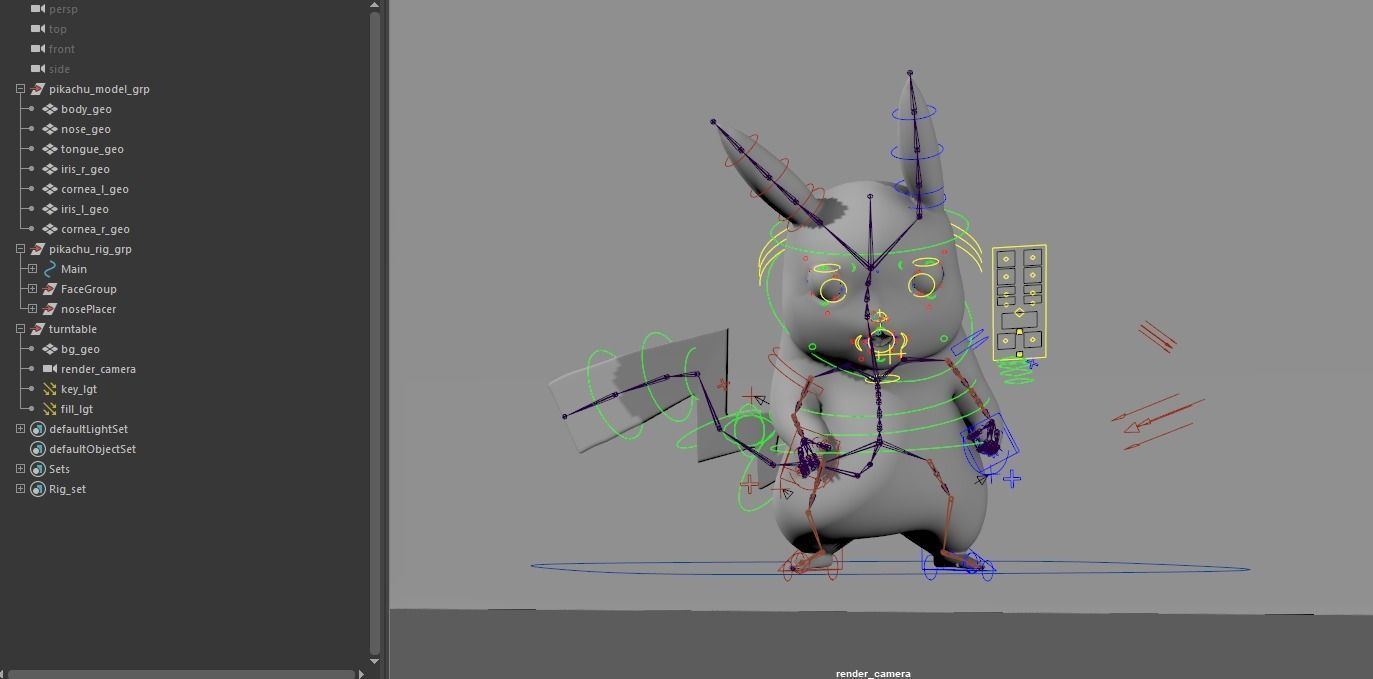 Pikachu 3D model_14