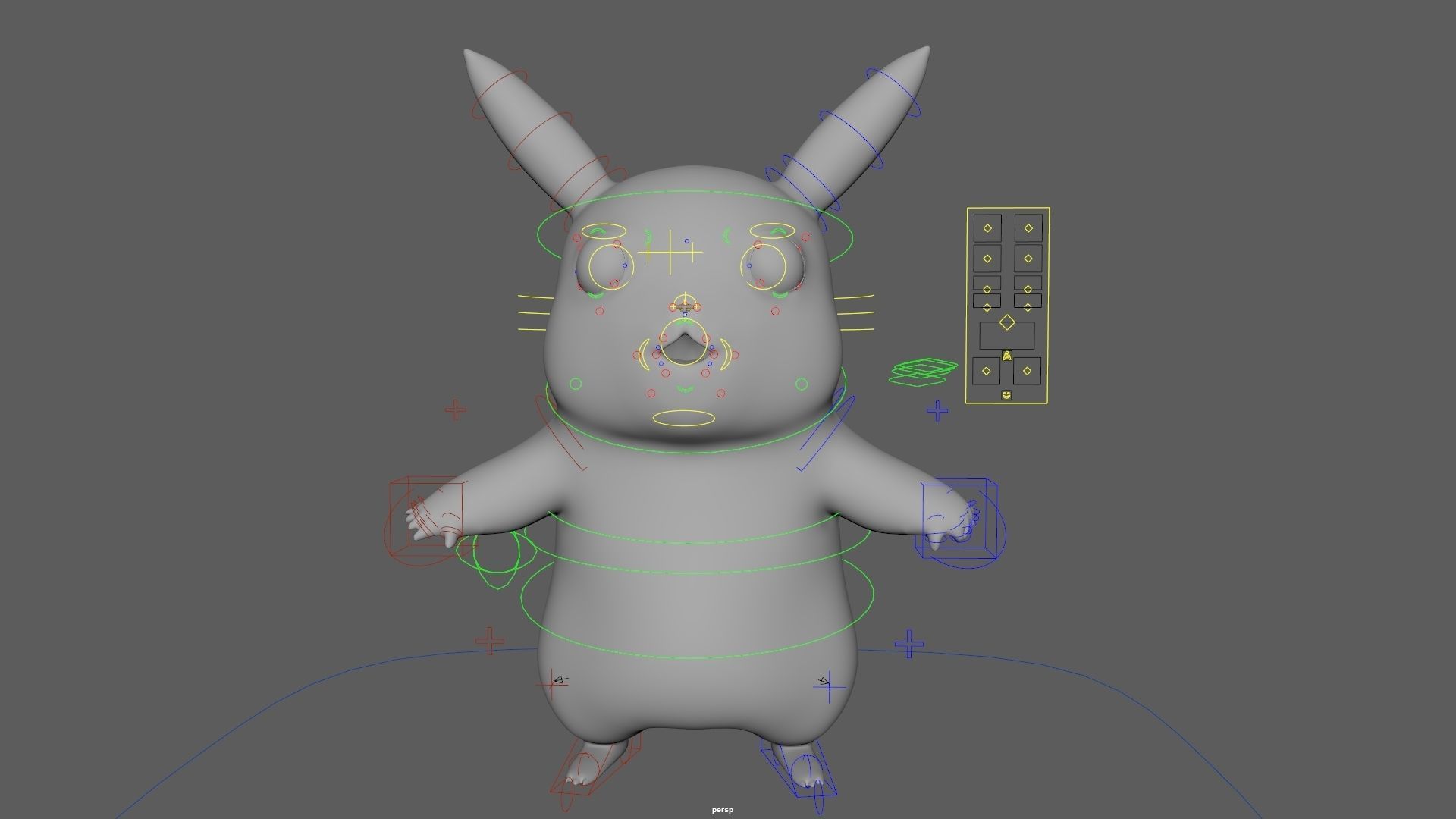 Pikachu 3D model_8