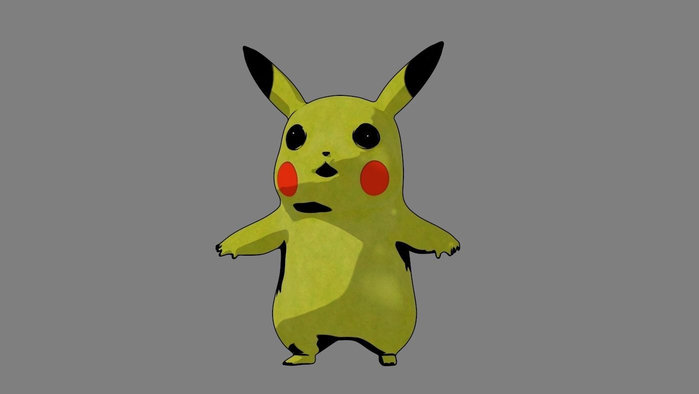 Pikachu 3D model_5