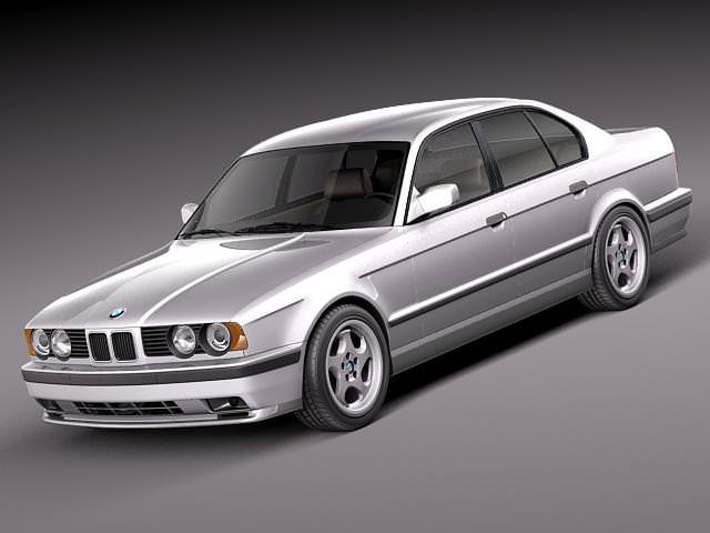 Bmw e34 3d model