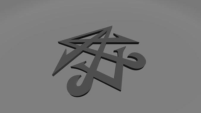 Helltaker Lucifer Brooch 3D print model