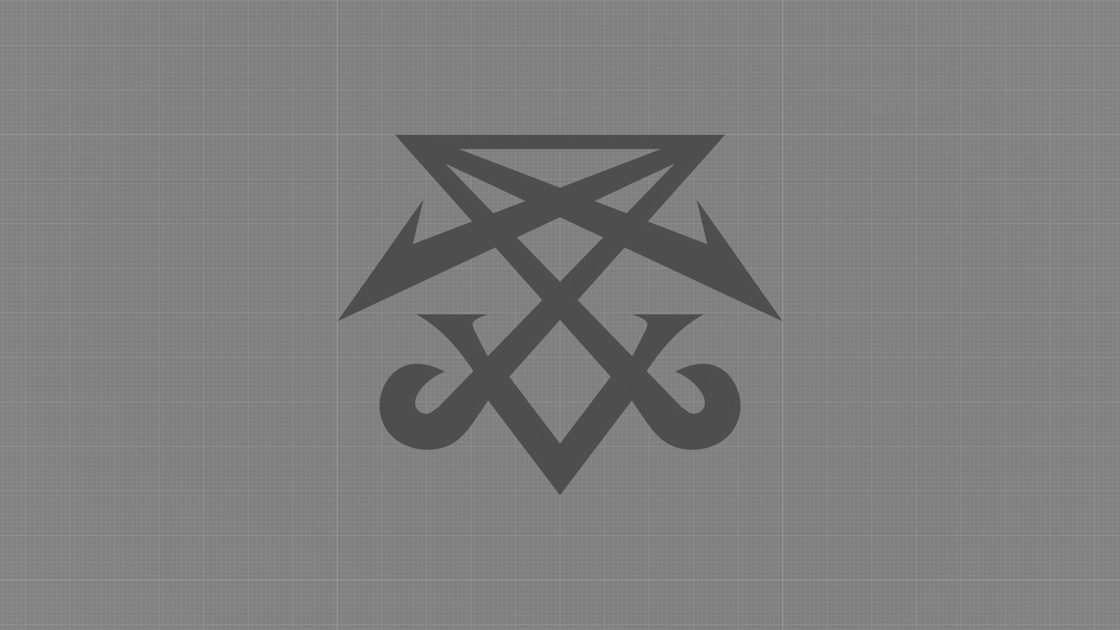 Helltaker Lucifer Brooch 3D print model_1