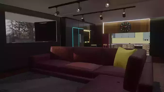 Modern double floor mansion