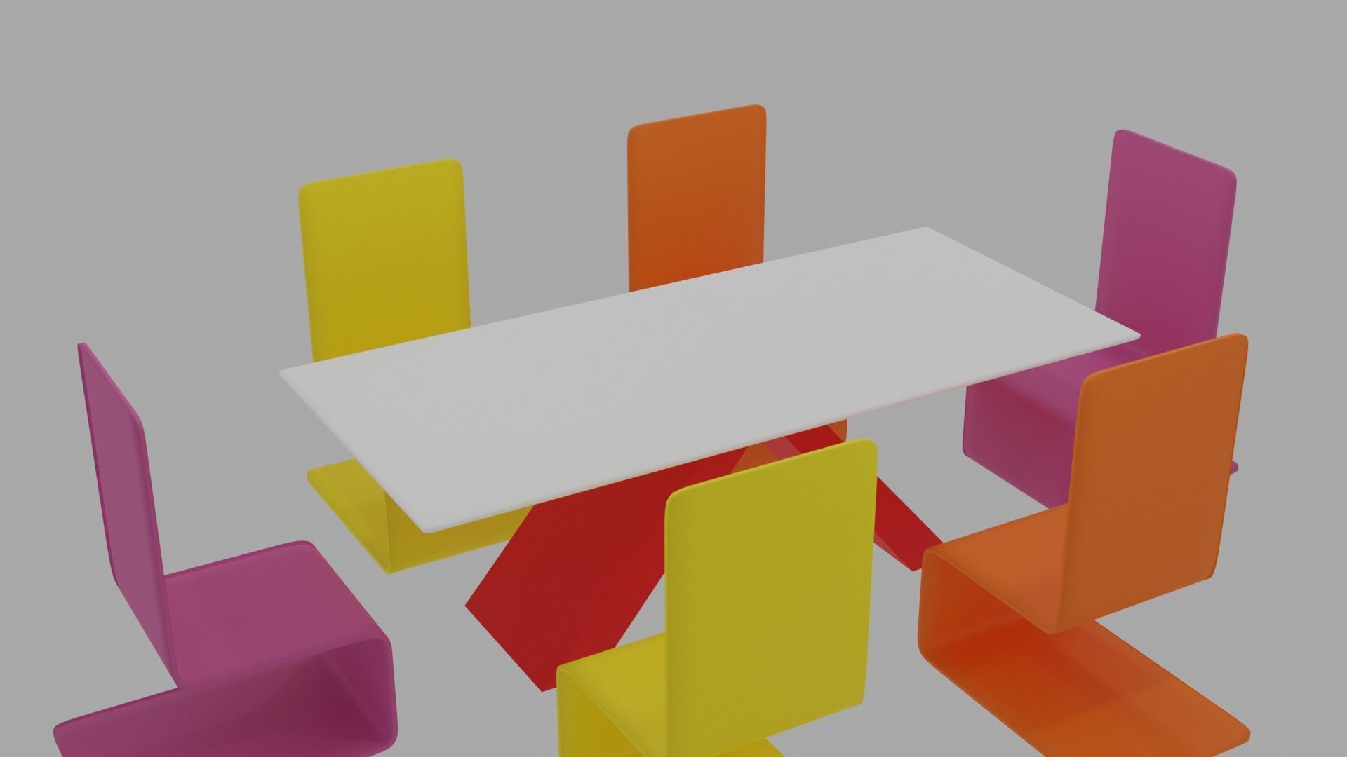 dining table 3D model_1