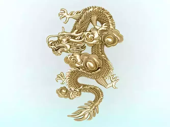 Dragon for jewelry 3D print model
