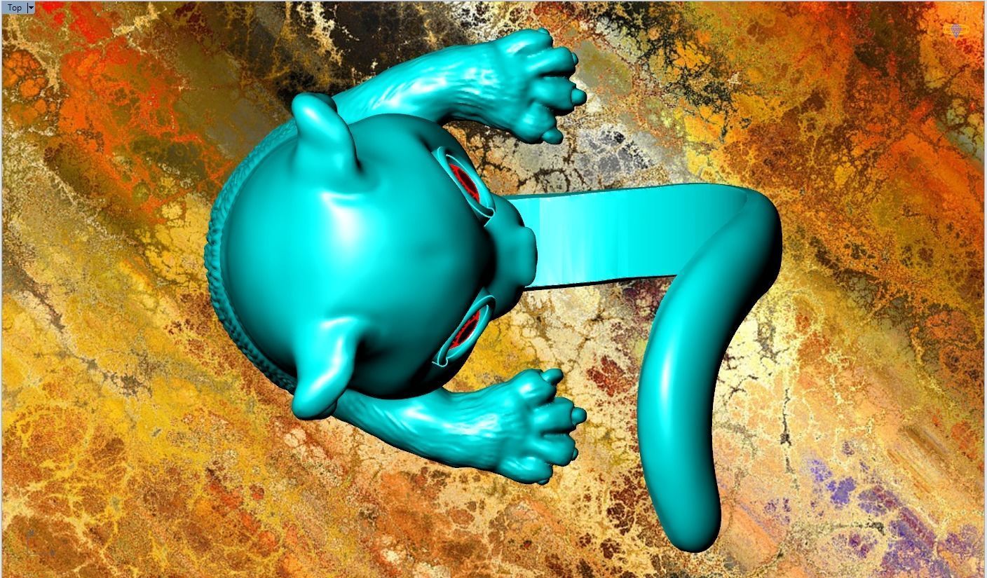 Cat rings 3D print model_13