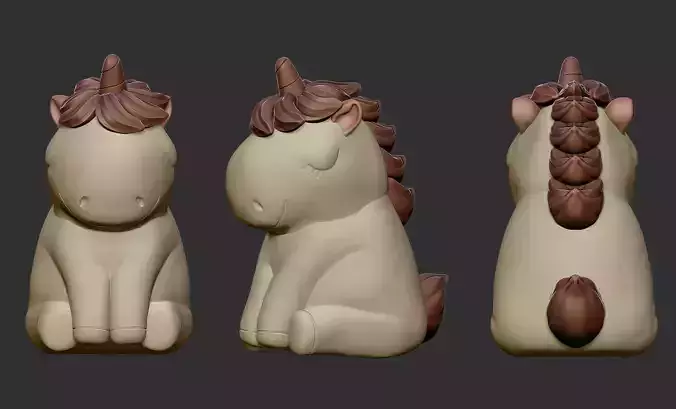 Unicorn head of horse