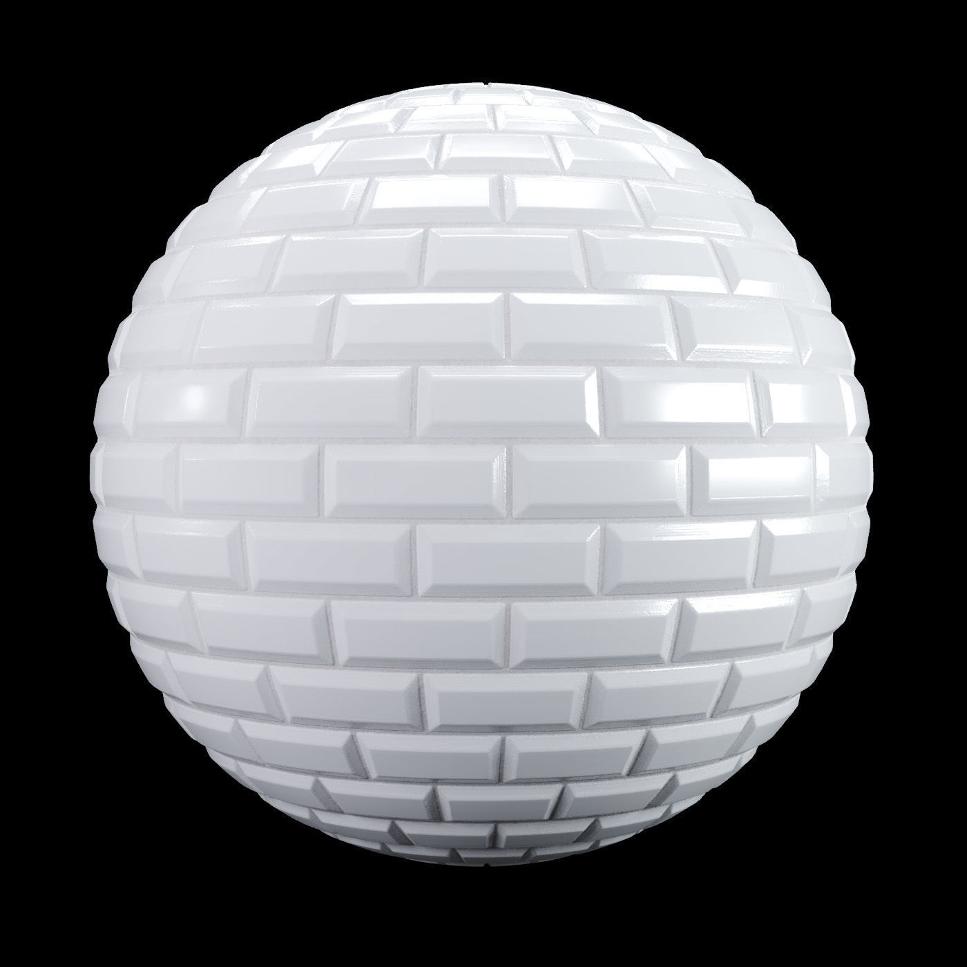 Ceramic Brick Tiles Texture PBR 100 x 100 cm Texture_2