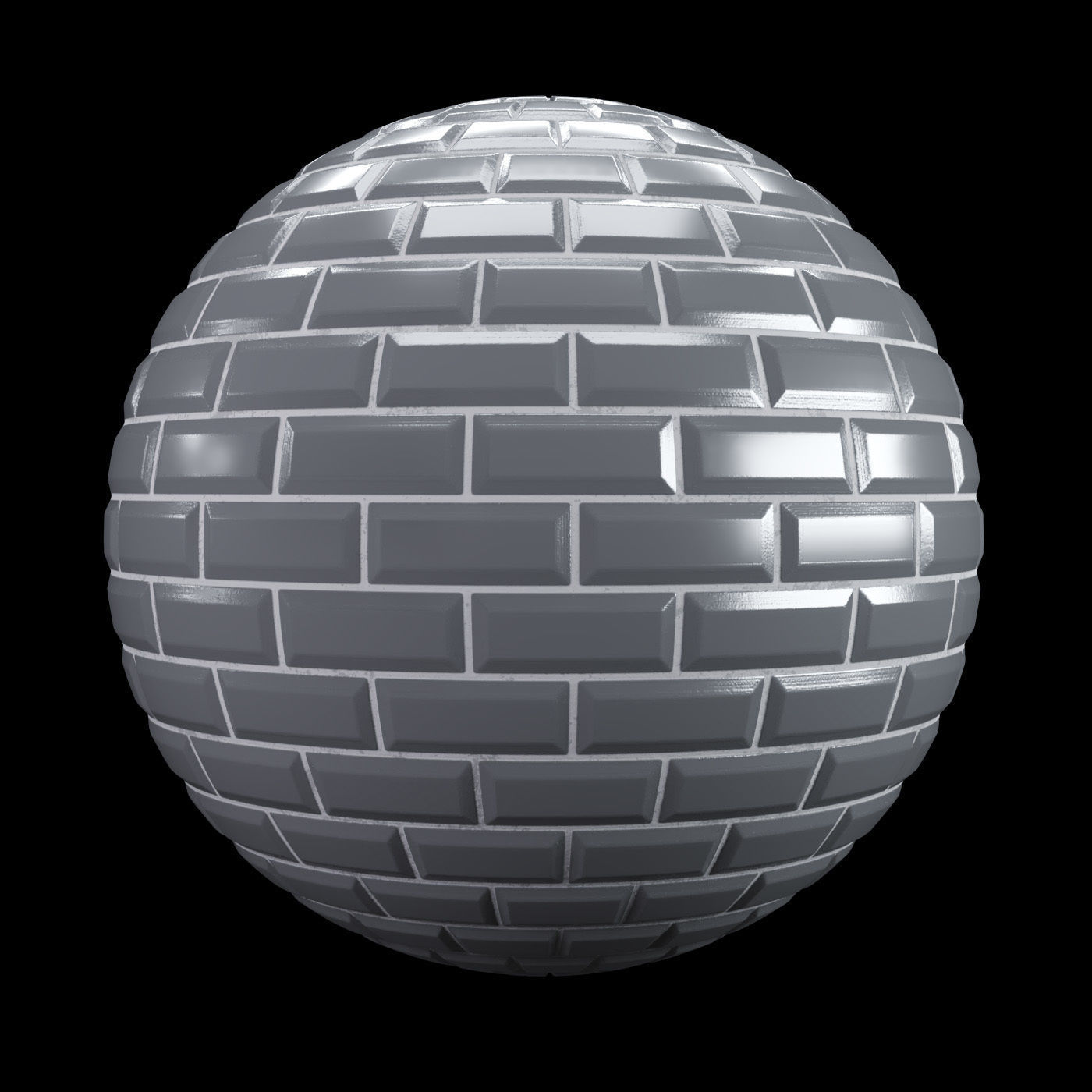 Ceramic Brick Tiles Texture PBR 100 x 100 cm Texture_4