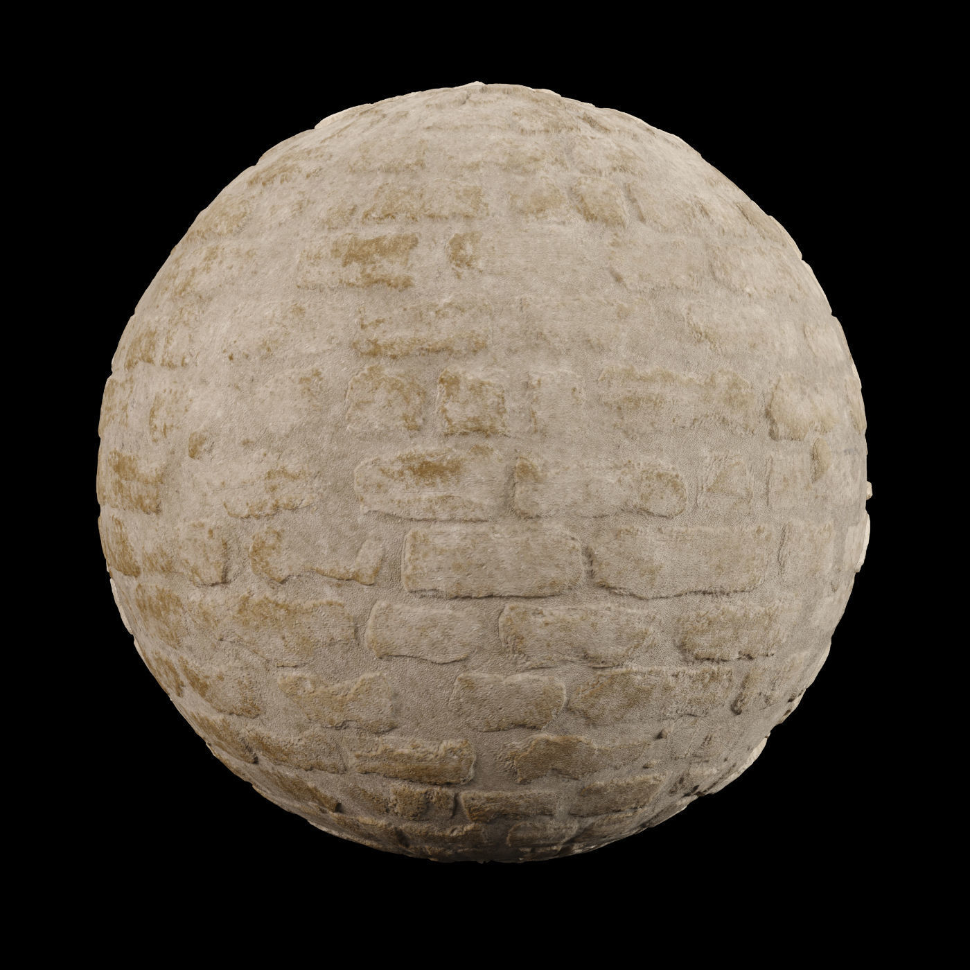  Desert Limestone Brick Tiles Material PBR 200 x 200 cm Texture_4