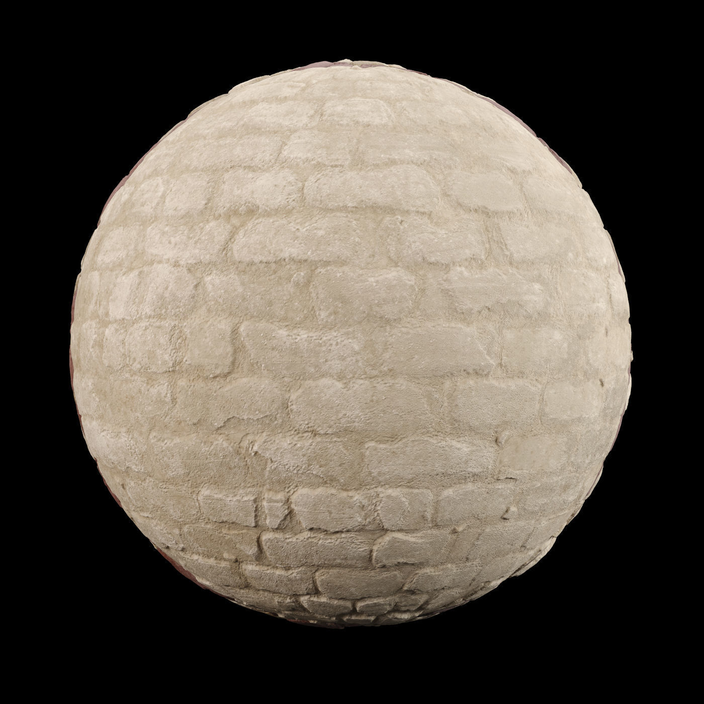  Desert Limestone Brick Tiles Material PBR 200 x 200 cm Texture_6