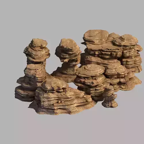 Imperial City-Shabak-Wind Stone 02 3D model
