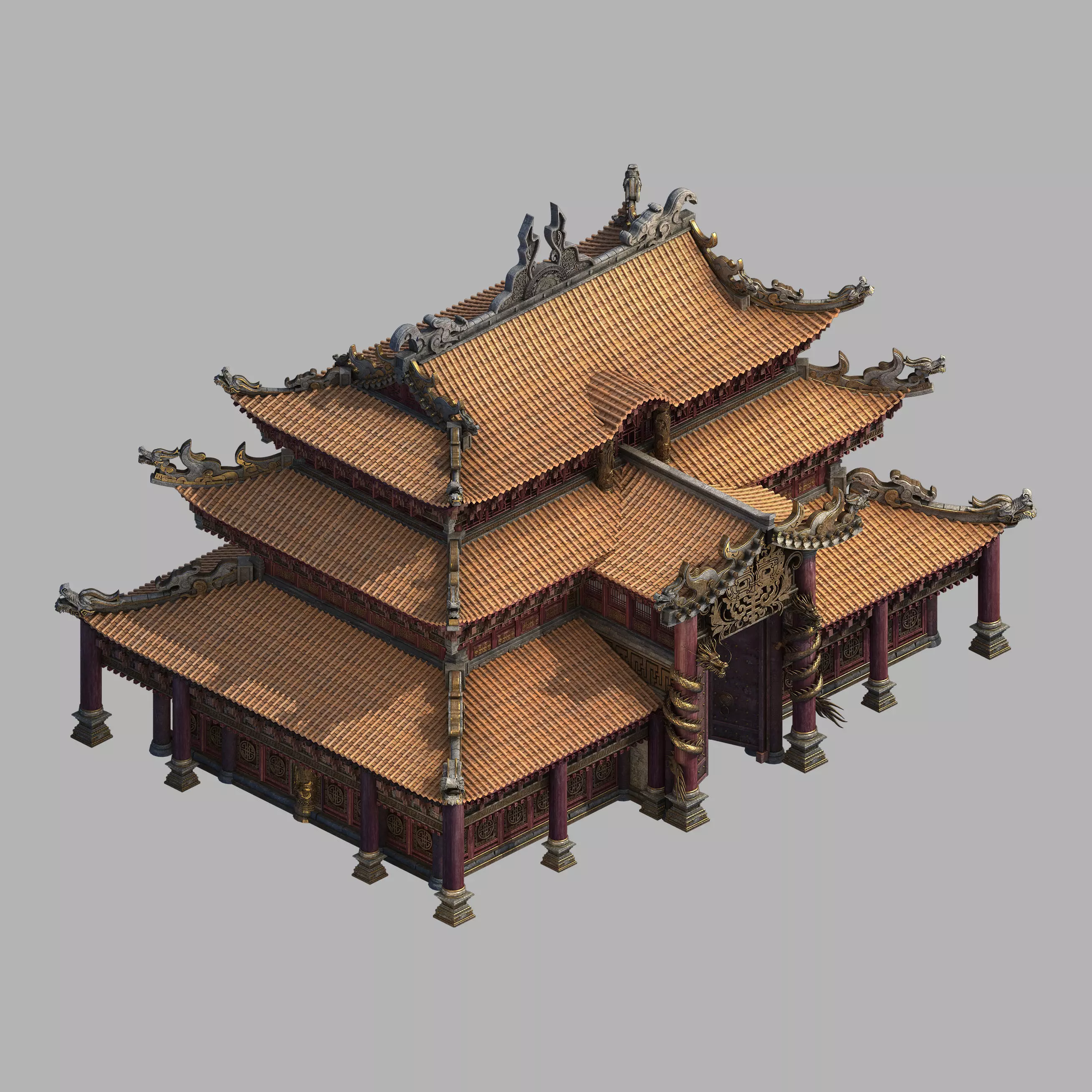 Imperial City-Shabak-Palace Building 3D model_0