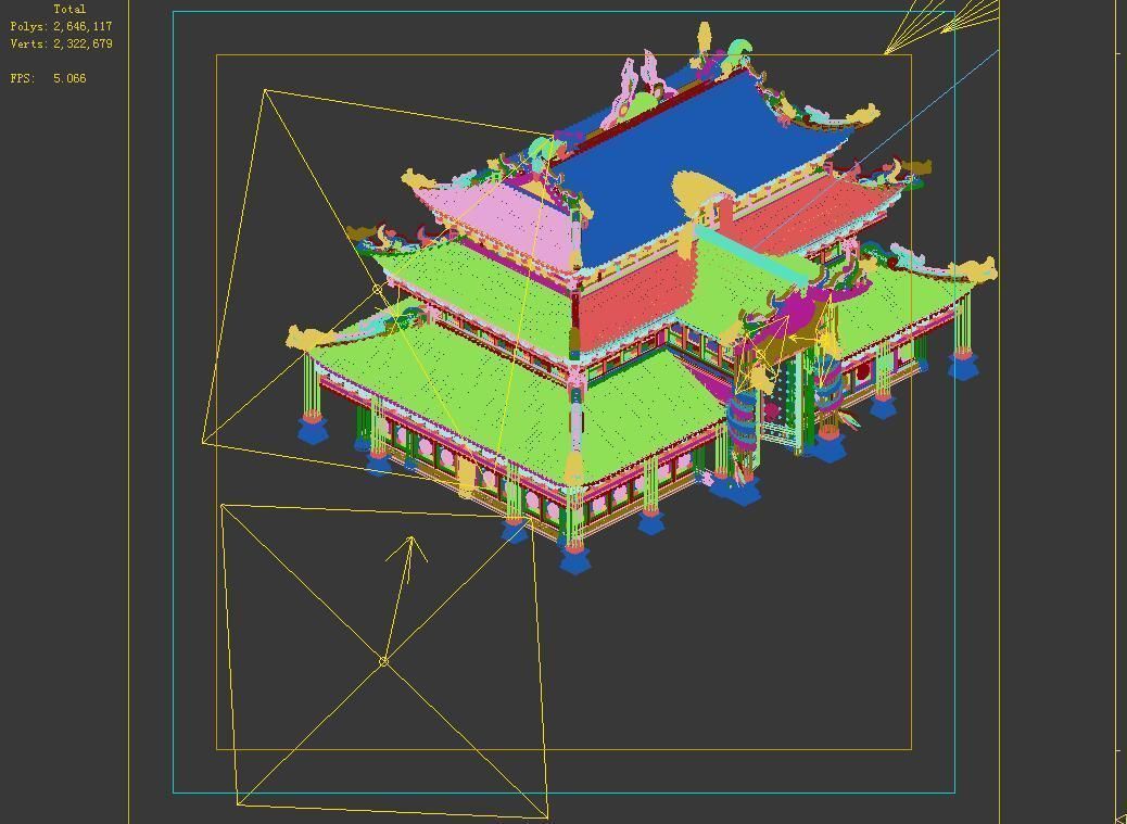 Imperial City-Shabak-Palace Building 3D model_3