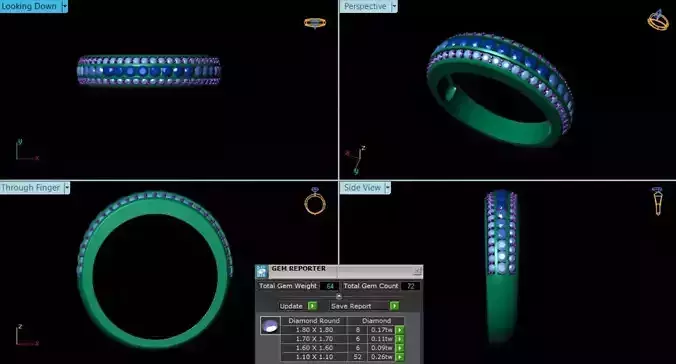 Diamond Ring 3d model 