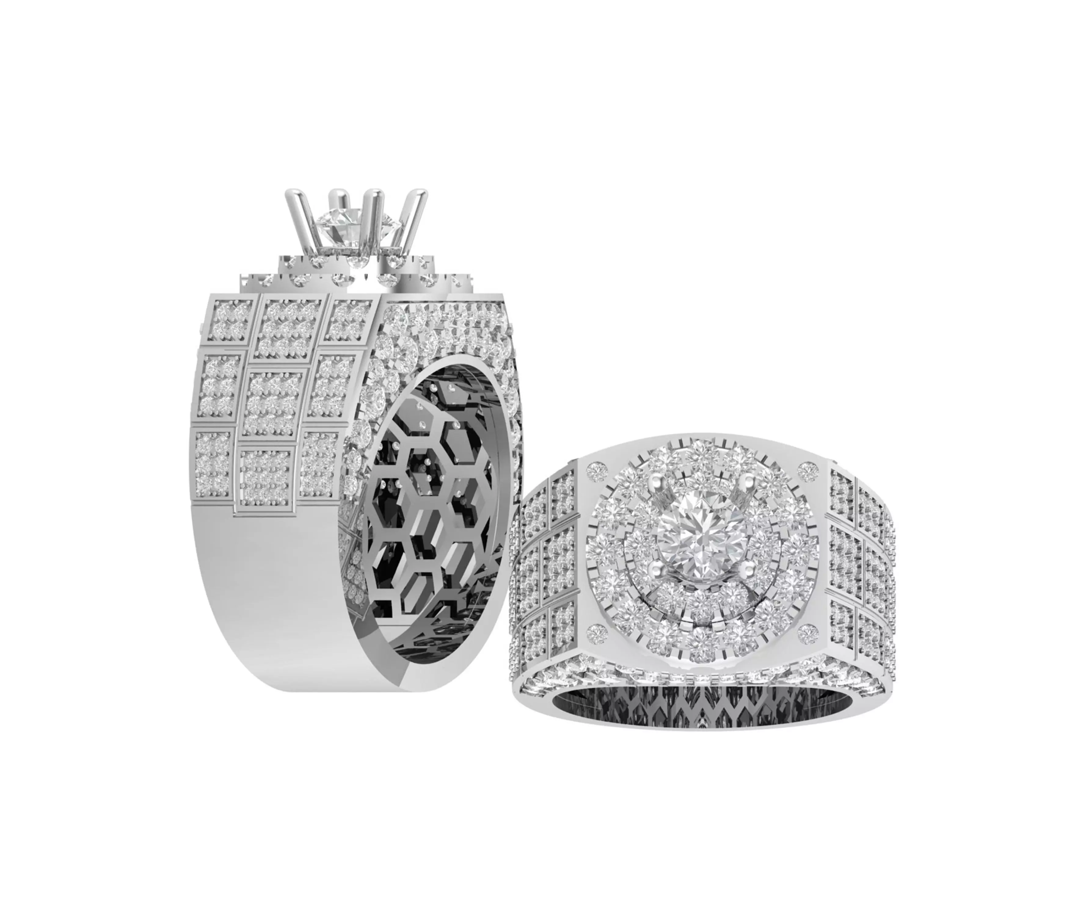 RING DIAMOND Free 3D print model_0