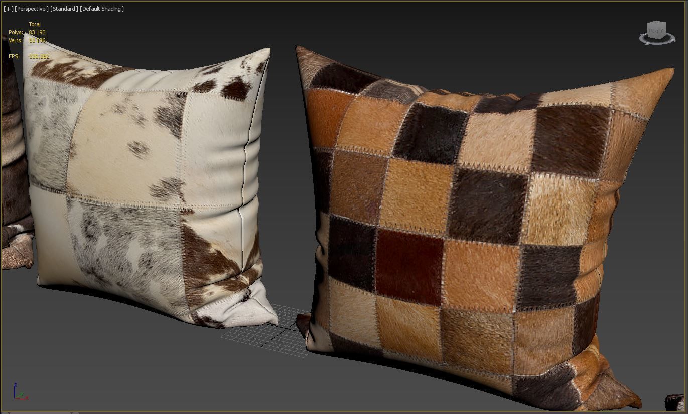 Decorative pillows   set 052 3D model_5