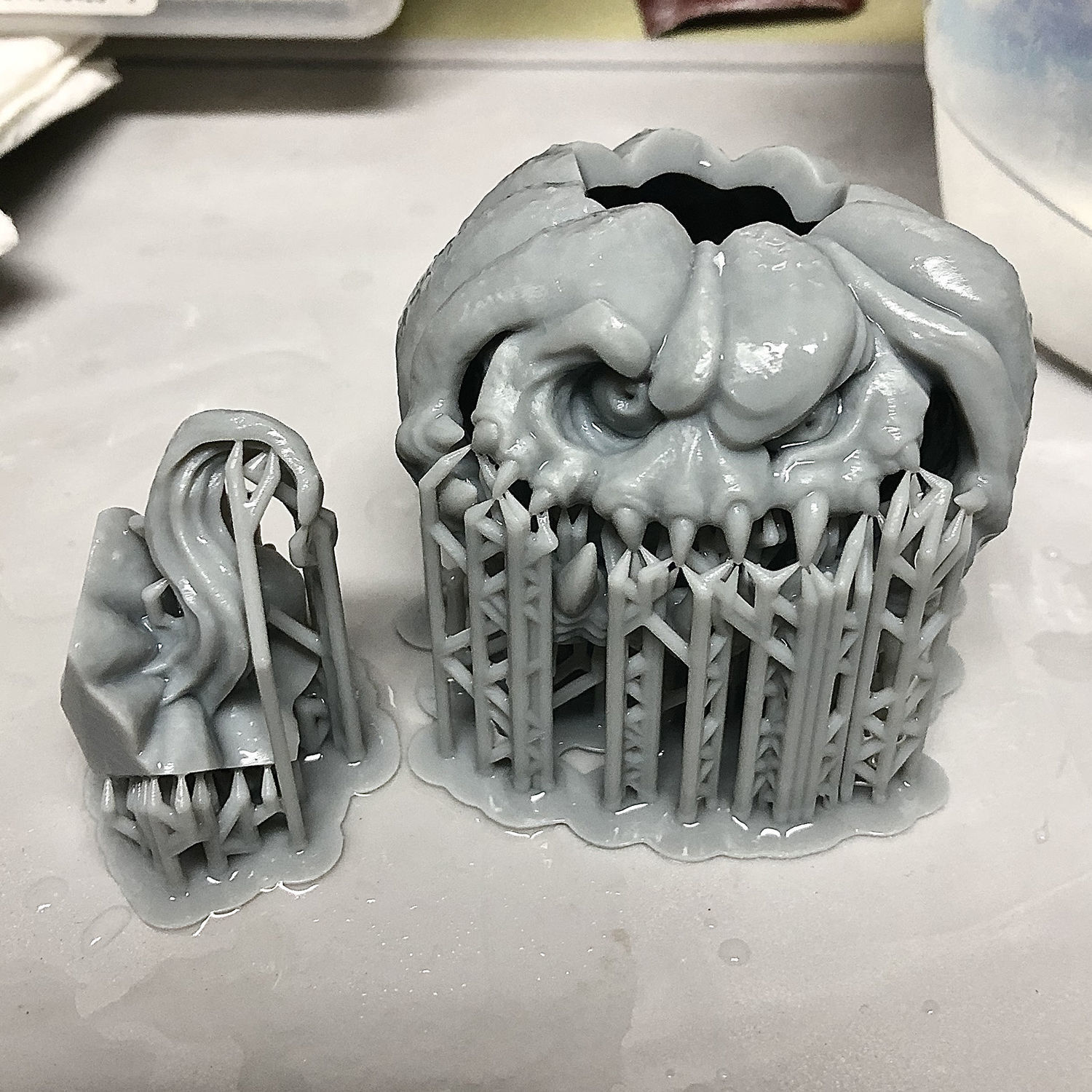 Punkin - Pumpkin Halloween Jack o Lantern Pre-Supported  3D print model_5