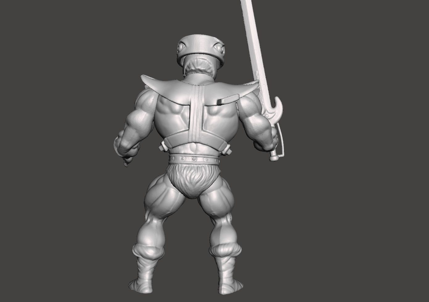 TRIPCLOPS MOTU VINTAGE ACTION FIGURE COMPLETE 3D print model_2