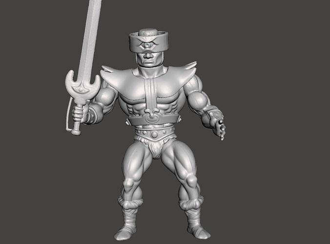 TRIPCLOPS MOTU VINTAGE ACTION FIGURE COMPLETE 3D print model
