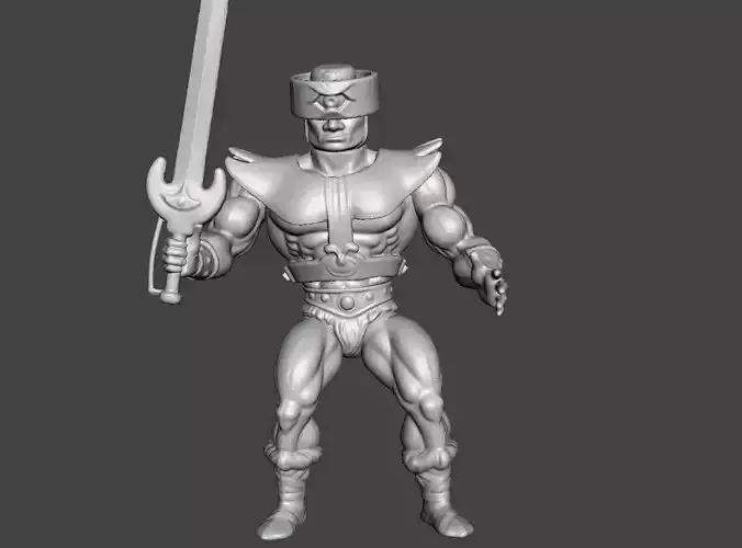 TRIPCLOPS MOTU VINTAGE ACTION FIGURE COMPLETE 3D print model