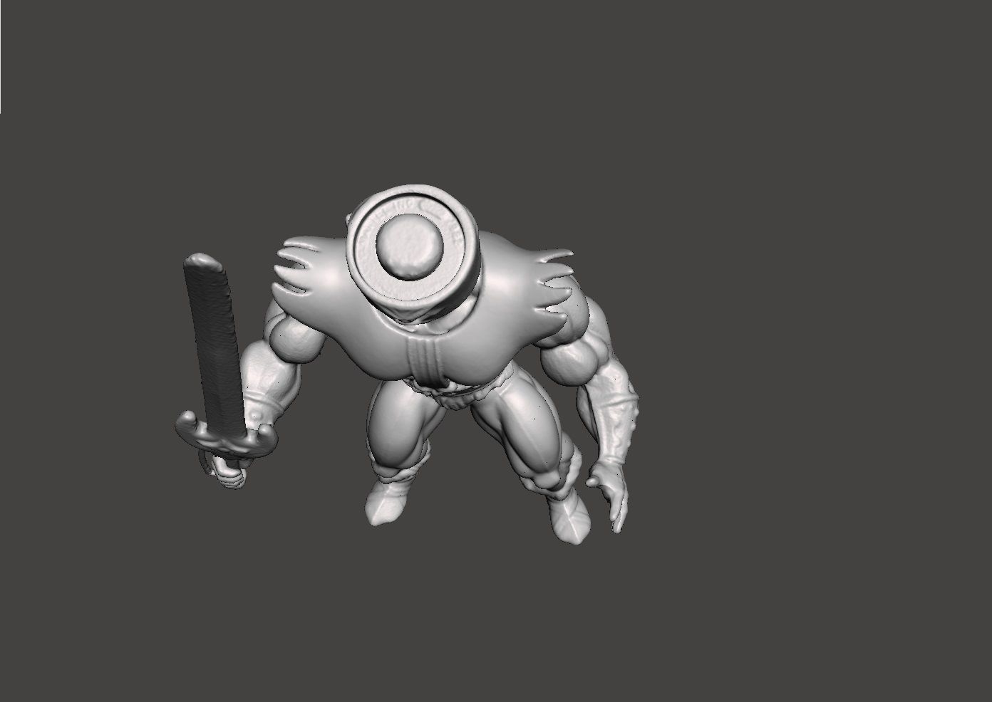 TRIPCLOPS MOTU VINTAGE ACTION FIGURE COMPLETE 3D print model_4