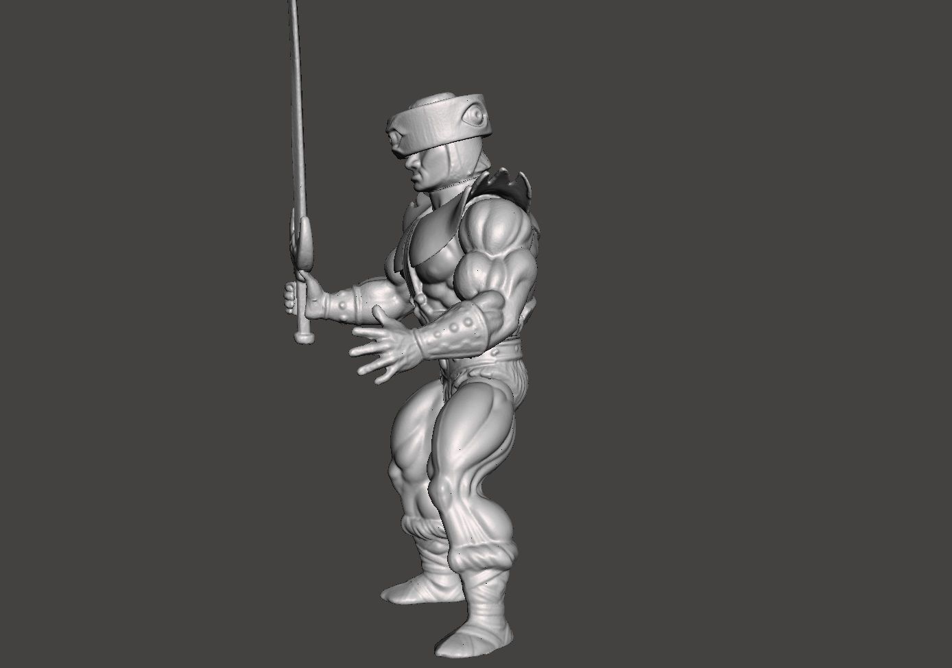 TRIPCLOPS MOTU VINTAGE ACTION FIGURE COMPLETE 3D print model_1