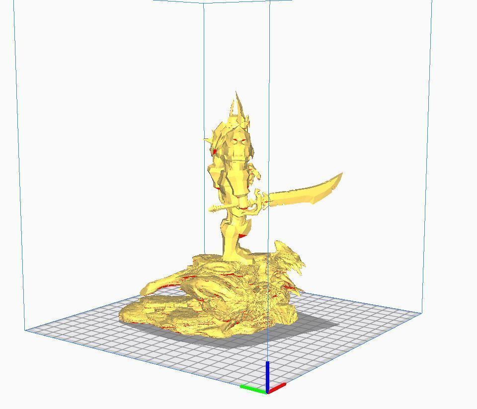 seigneur de fleau Tueur de dragons  3d Print  3D print model_6