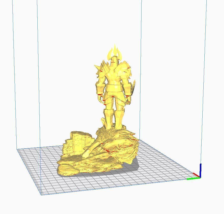 seigneur de fleau Tueur de dragons  3d Print  3D print model_9