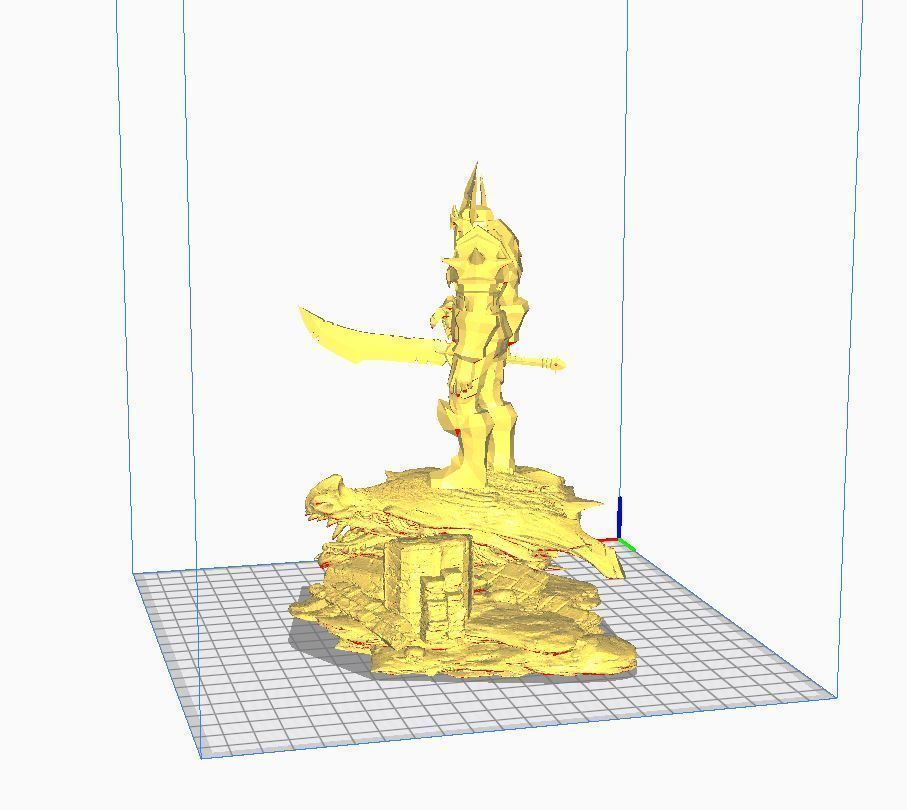 seigneur de fleau Tueur de dragons  3d Print  3D print model_8