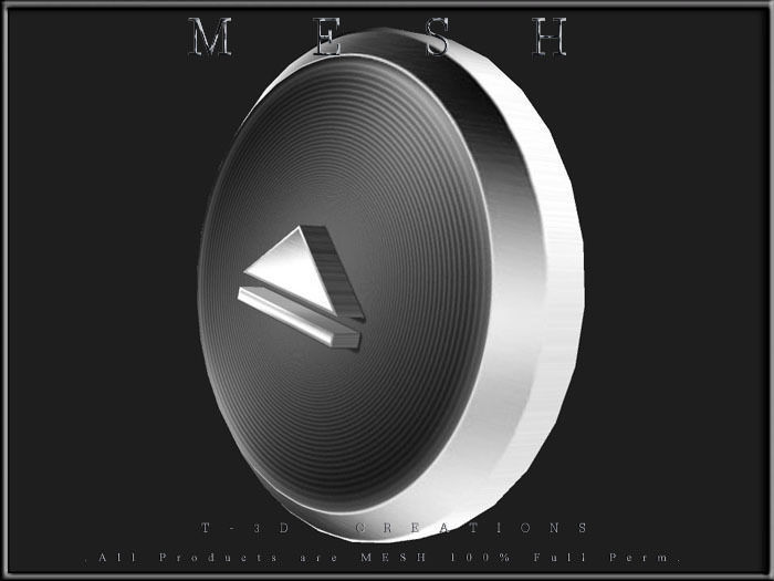 Music-control - 7 buttons Low-poly 3D model_3