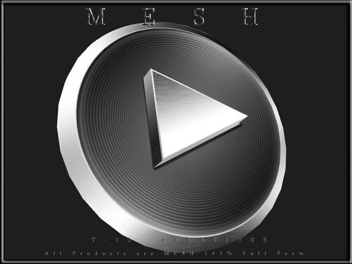 Music-control - 7 buttons Low-poly 3D model_2