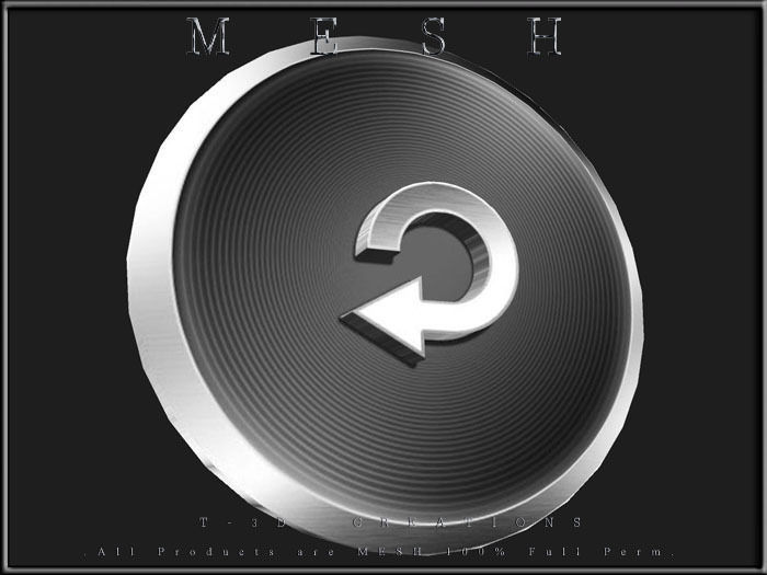 Music-control - 7 buttons Low-poly 3D model_5