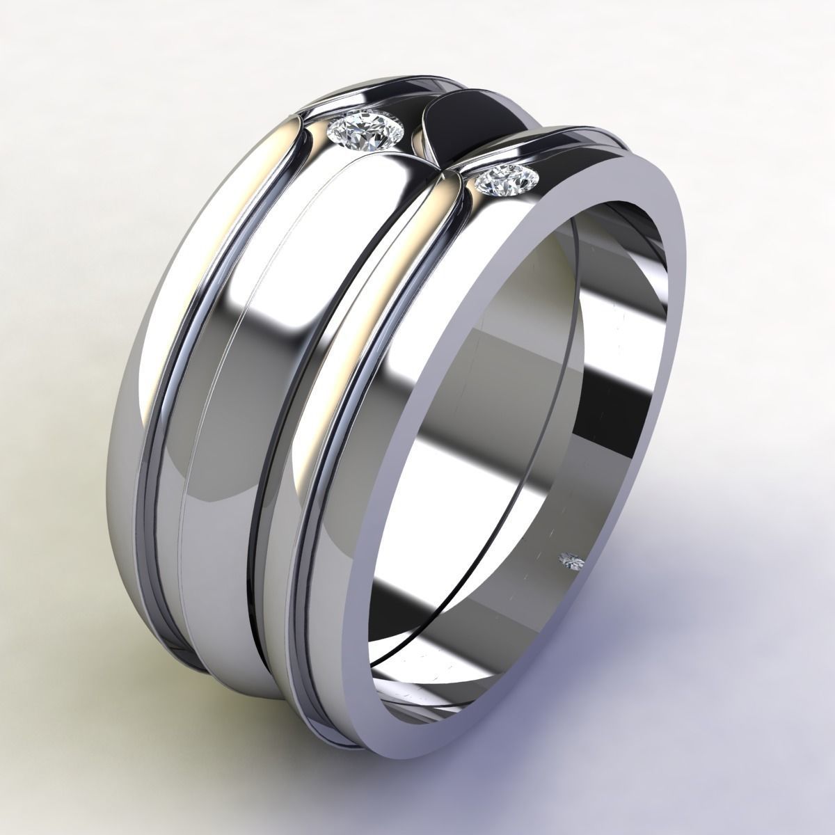 SJ RING 8 3D print model_3