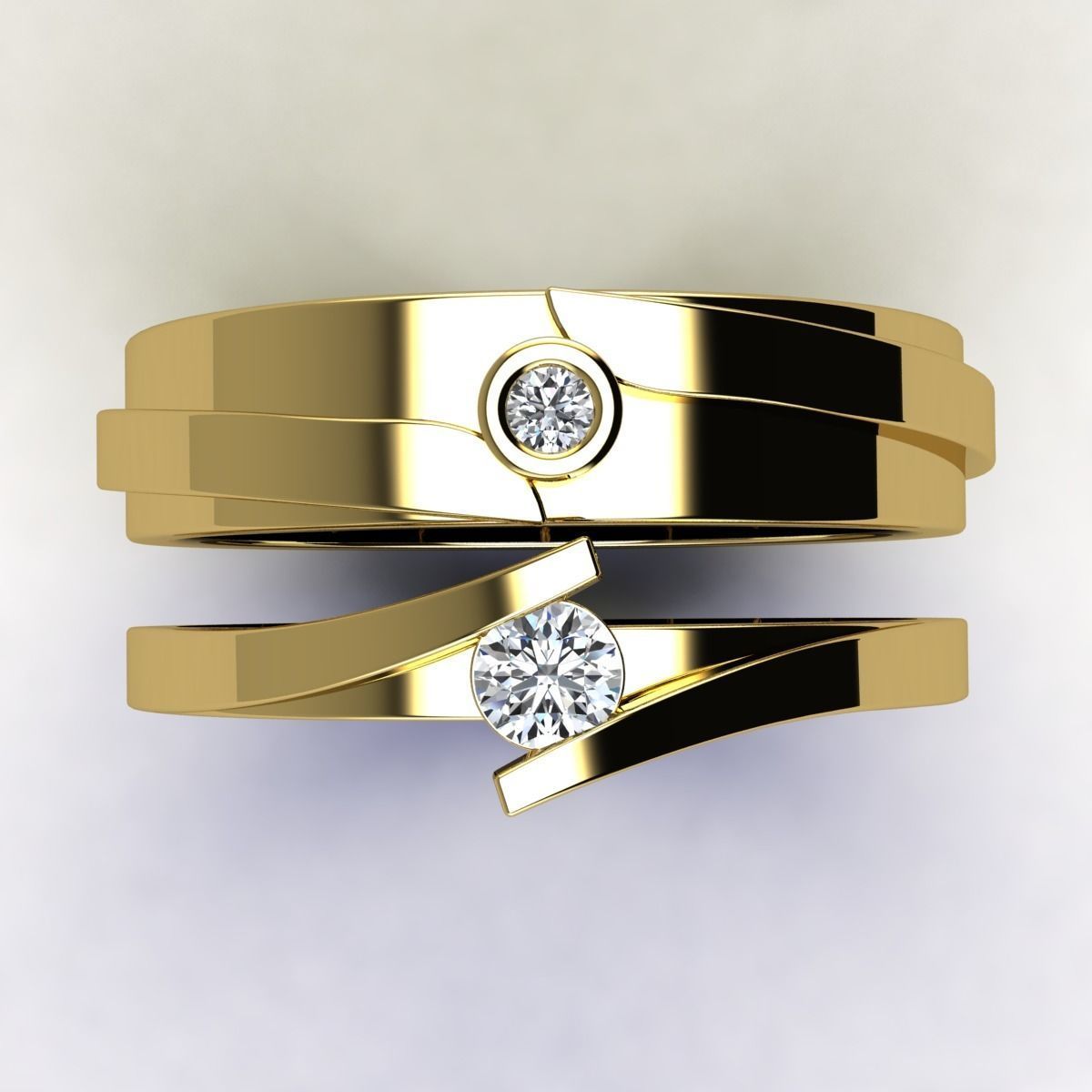 SJ RING 6 3D print model_7