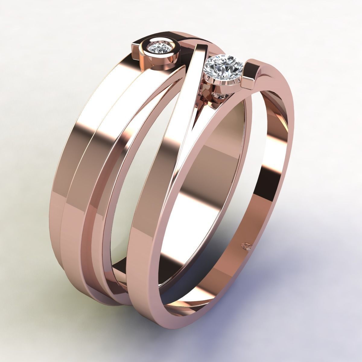 SJ RING 6 3D print model_3