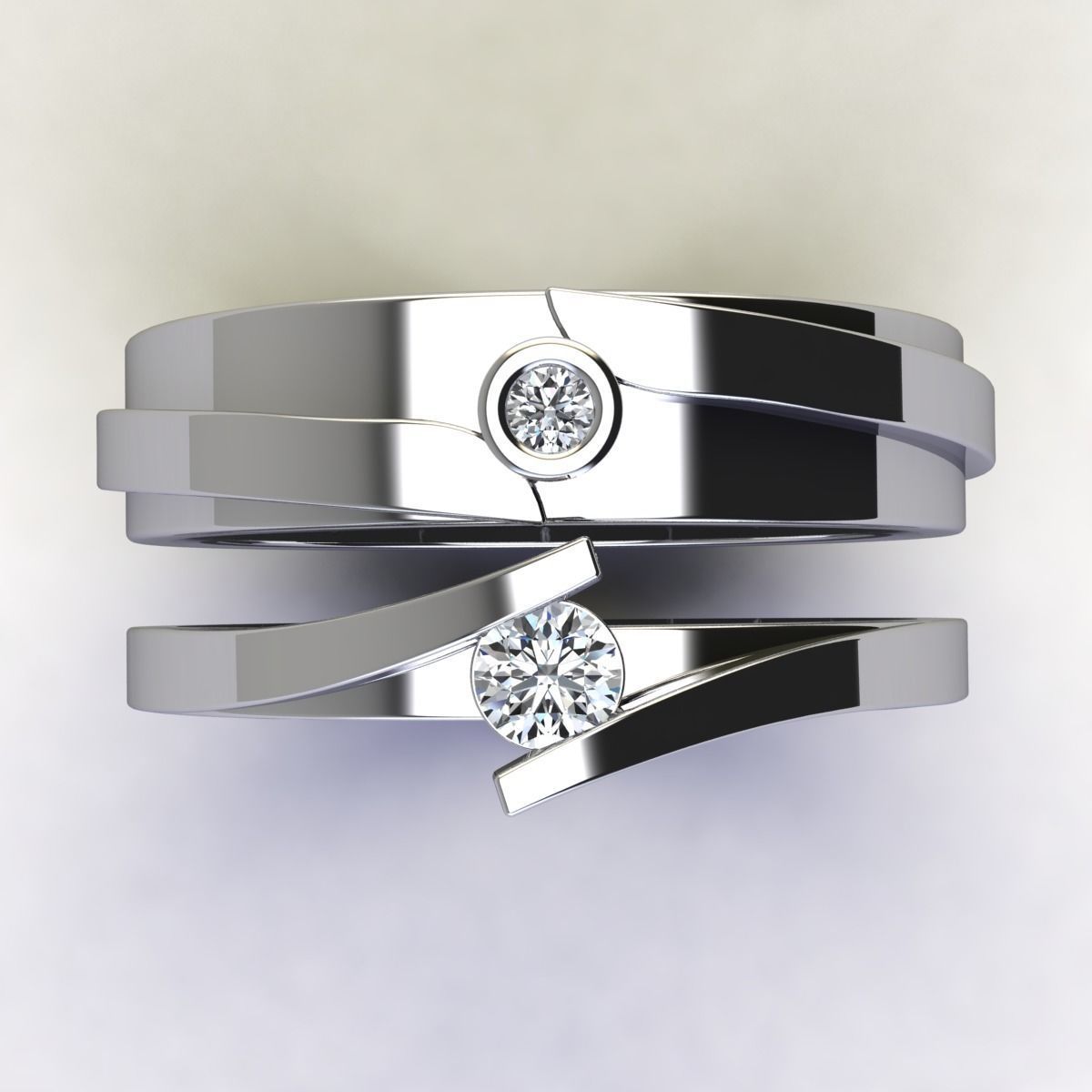 SJ RING 6 3D print model_9