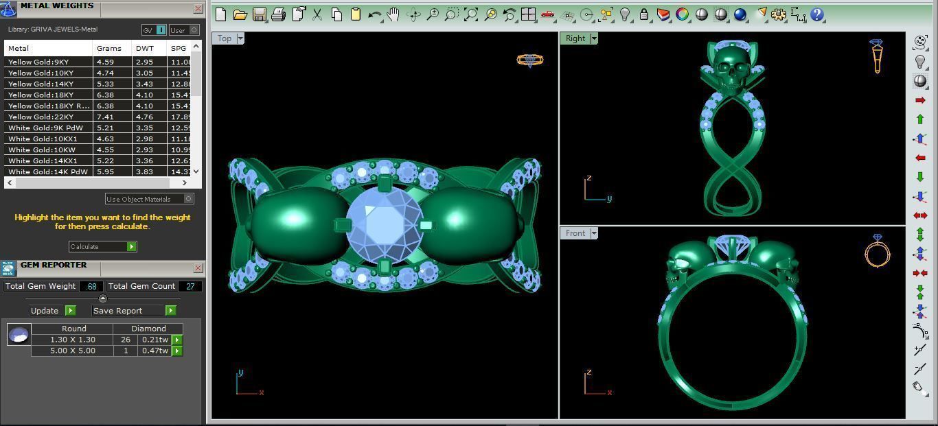 SJ RING 41 3D print model_12
