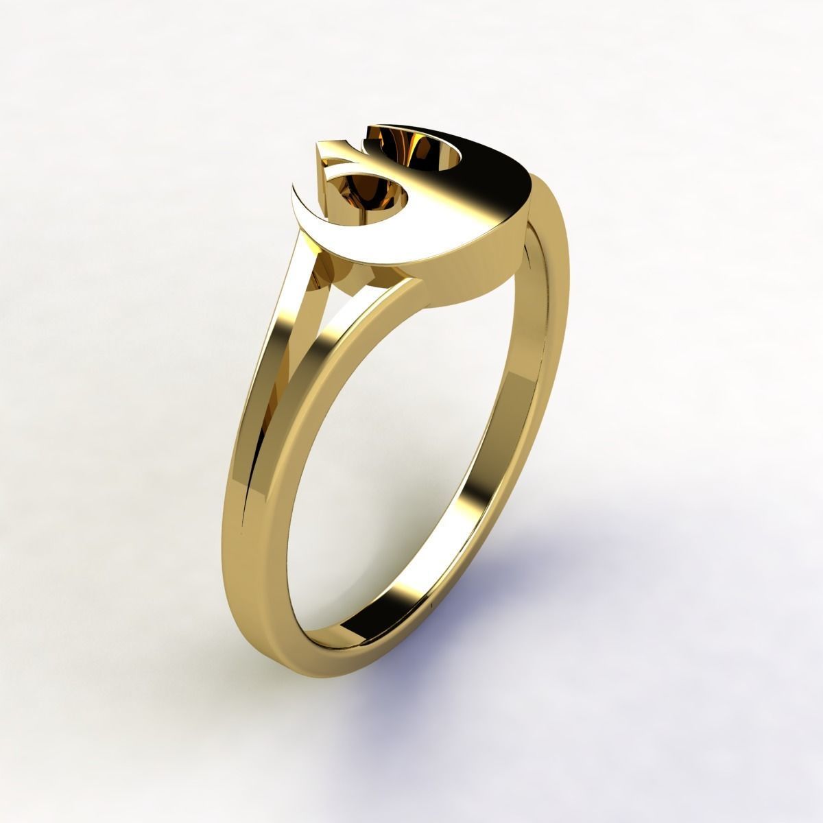 SJ RING 01 3D print model_1
