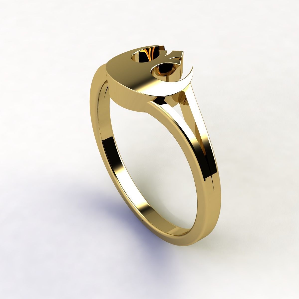 SJ RING 01 3D print model_9
