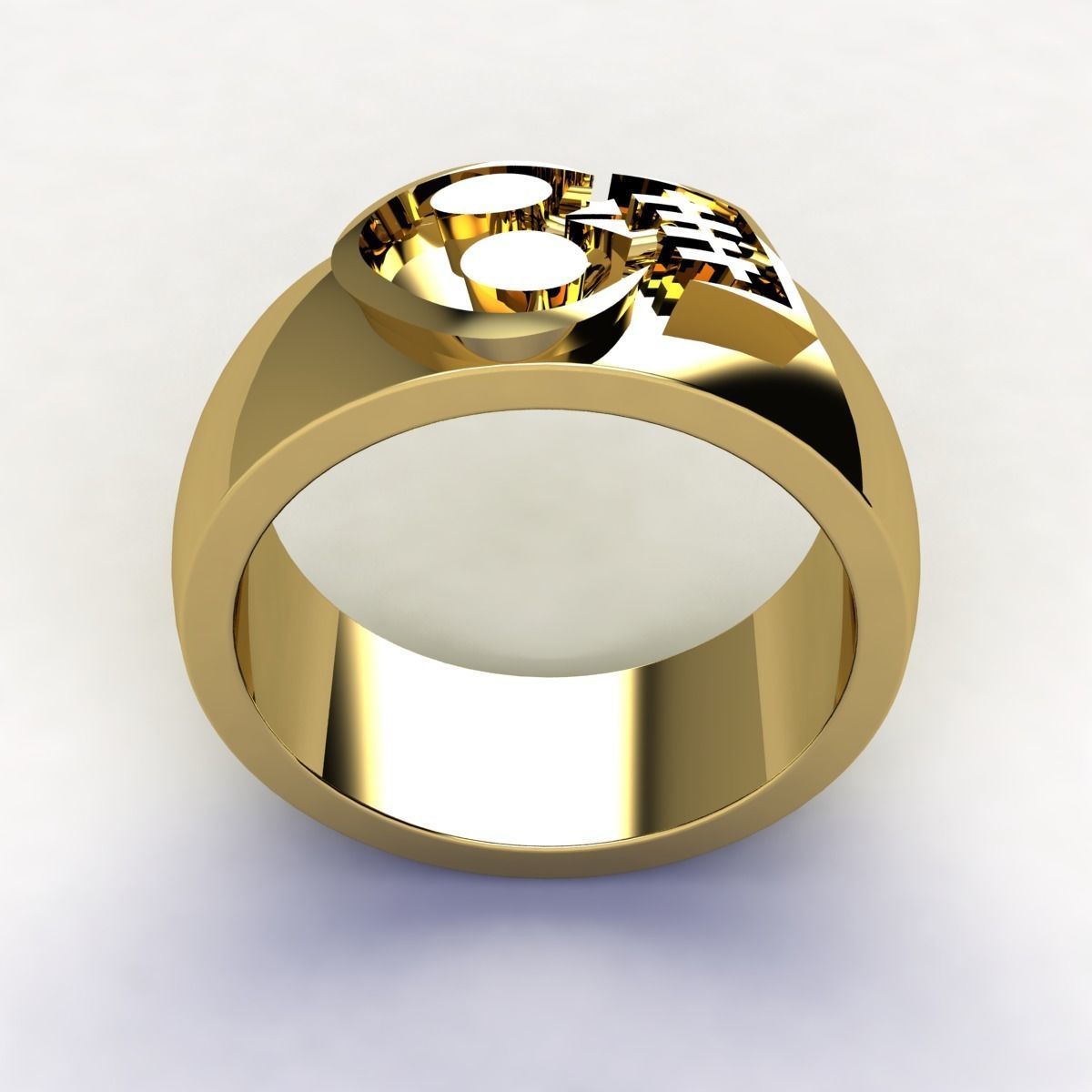 SJ RING 34 3D print model_3