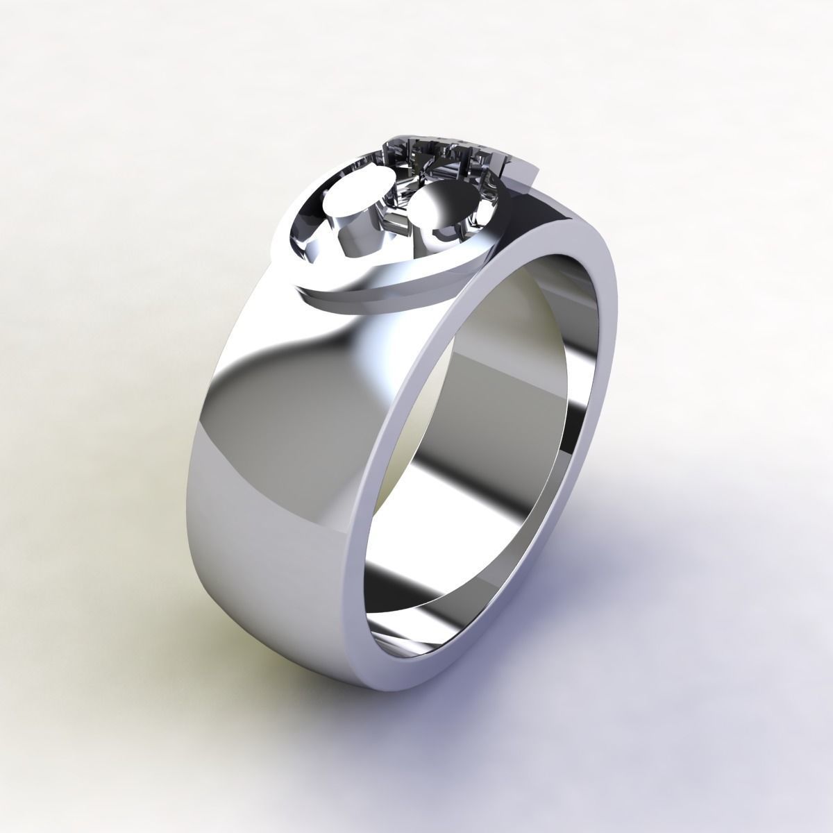 SJ RING 34 3D print model_2