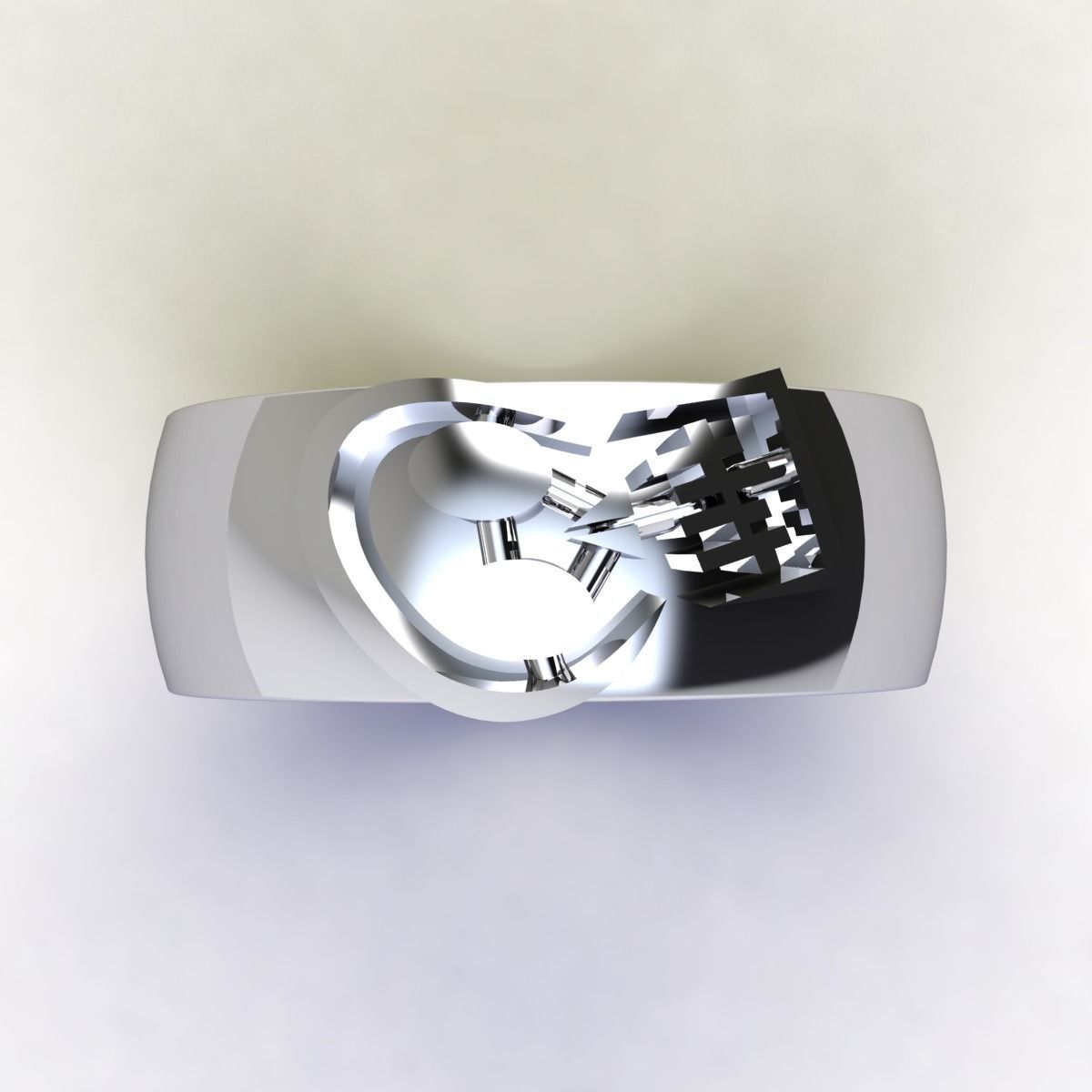 SJ RING 34 3D print model_8