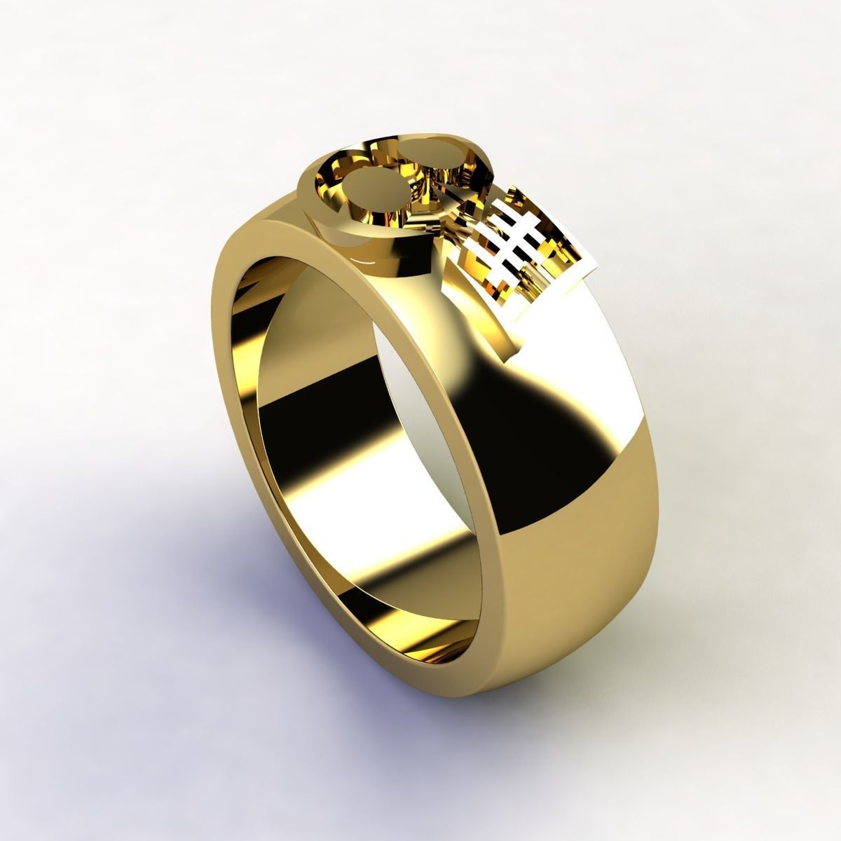SJ RING 34 3D print model_9